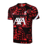 Camiseta De Entrenamiento Liverpool 2021/22, Negro & Rojo Impresión