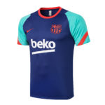 Camiseta De Entrenamiento Barcelona 2021/22, Azul Real & Verde