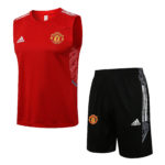 Camiseta Sin Mangas Manchester United 2021/22 Kit, Rojo