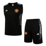 Camiseta Sin Mangas Manchester United 2021/22 Kit, Negro