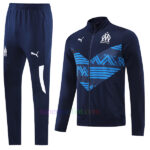 Veste de foot Olympique de Marseille Kit 2022/23 bleu