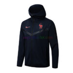 Survêtement avec capuche France 2022/23 Kit noir veste