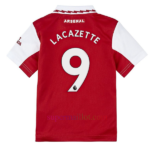 Maillot Arsenal Domicile 2022/23 Lacazette Enfant Kit