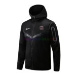 Survêtement avec capuche PSG 2022/23 Kit noir veste