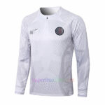 Veste de foot PSG Col Montant 2022/23 Kit blanc 1 veste