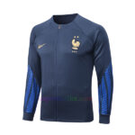 Veste de foot France Col Montant 2022/23 bleu 1 veste