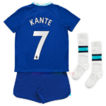 Maillot Chelsea Domicile 2022/23 Kanté Premier League Enfant Kit
