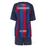 Maillot Barcelone Domicile 2022/23 Lewandowski Enfant