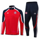 Veste de foot Bayern Munich Col Montant 2022/23 Kit rouge